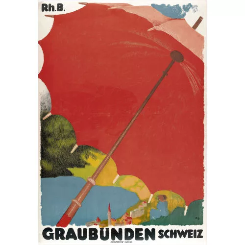 Augusto Giacometti — "Graubünden Schweiz".