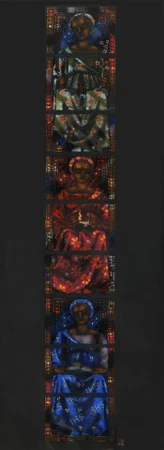 Glaube, Liebe und Hoffnung, Entwurf zu Glasfenster in der Pauluskirche, Zürich, 1933