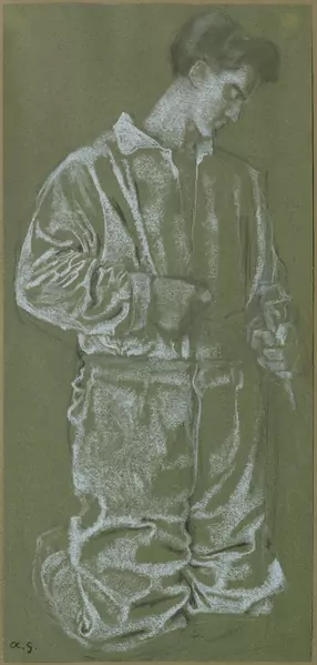 GIACOMETTI, AUGUSTO — "Man Kneeling" II. 1924. — Koller Auktionen