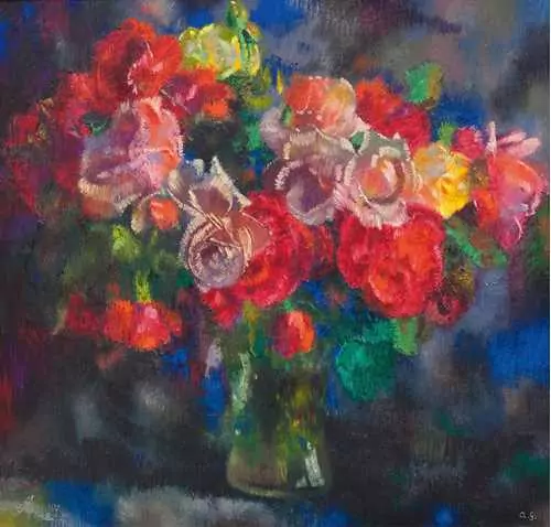AUGUSTO GIACOMETTI — Roses. 1933. — Koller Auktionen