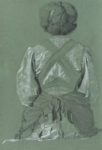 AUGUSTO GIACOMETTI — Sitzende Frau. Rückenansicht. — Koller Auktionen