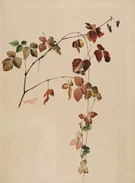 AUGUSTO GIACOMETTI — Autumn branch. 1894. — Koller Auktionen