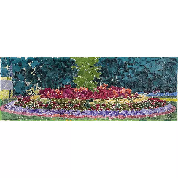 Augusto Giacometti — Gartenbeet — Galerie Kornfeld