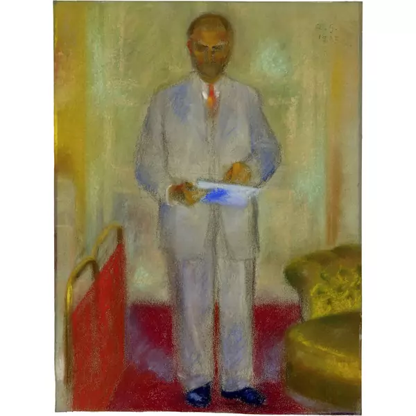 Augusto Giacometti — Selbstbildnis — Galerie Kornfeld
