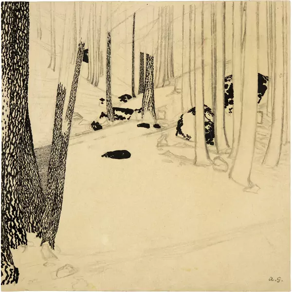 Augusto Giacometti — Waldinneres — Galerie Kornfeld