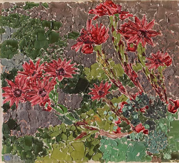 Augusto Giacometti — 16. September in Atuana eintrifft. Beginnt mit dem Bau seines Sempervivum — Galerie Kornfeld