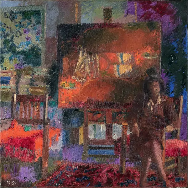 Augusto Giacometti — Im Atelier II — Galerie Kornfeld