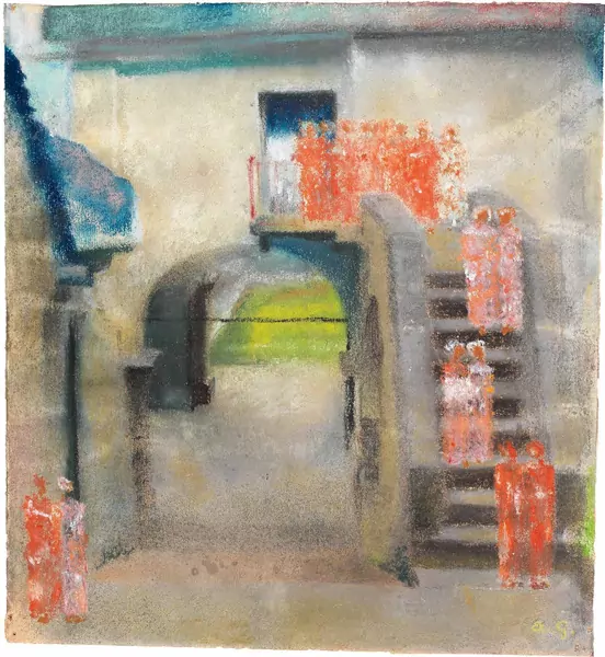 Augusto Giacometti — Die Taufe – Familienfest — Galerie Kornfeld