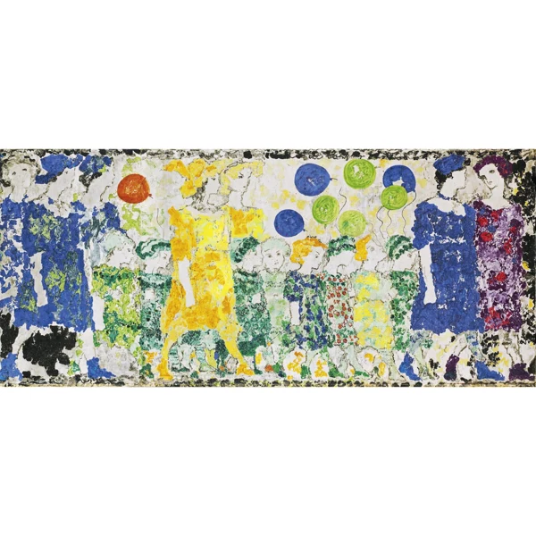 Augusto Giacometti — KINDERFRIES FRIEZE WITH CHILDREN