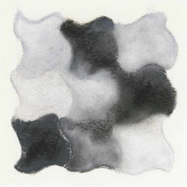 Augusto Giacometti — Abstraktion in Grau, Schwarz und Weiss
