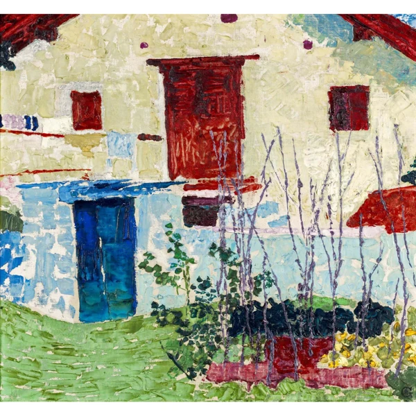Augusto Giacometti — GEBURTSHAUS DES KÜNSTLERS IN STAMPA THE ARTIST'S BIRTHPLACE IN STAMPA