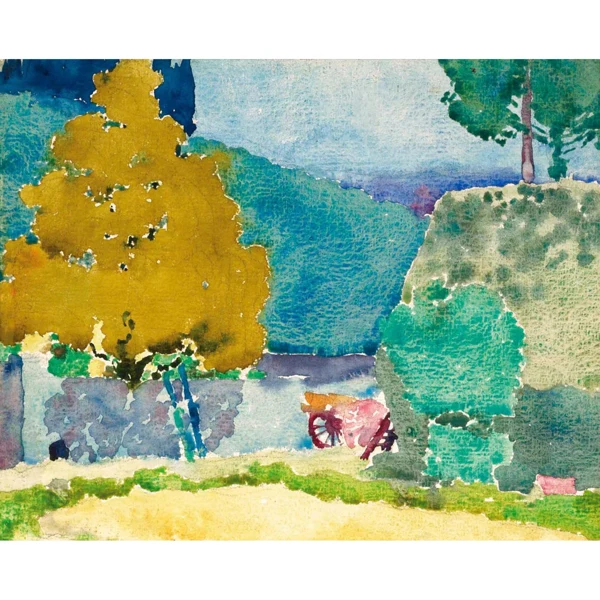 Augusto Giacometti — ITALIENISCHE LANDSCHAFT ITALIAN LANDSCAPE