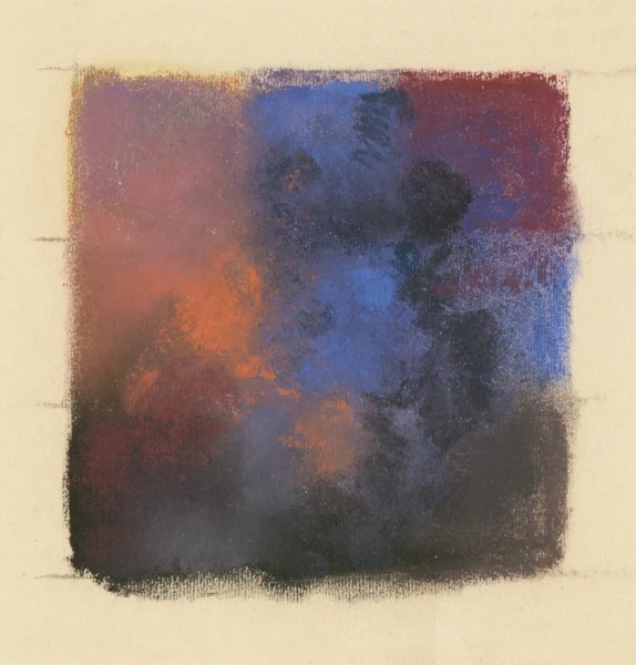 Augusto Giacometti — Abstraktion in Rot, Blau und Schwarz - Farbstudie mit neun Feldern