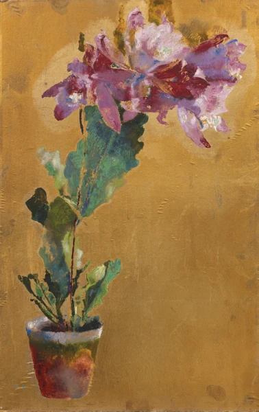 Augusto Giacometti — Blumentopf mit Cattleya, 1923