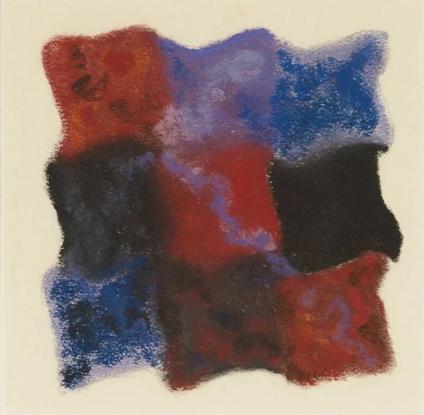 Augusto Giacometti — Abstraktion in Rot, Blau und Violett