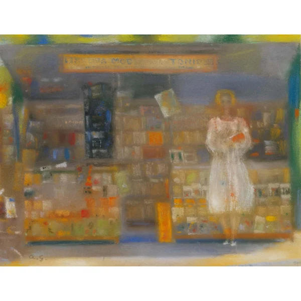 Augusto Giacometti — KLEINE BUCHHANDLUNG, 1930 LITTLE BOOKSHOP, 1930