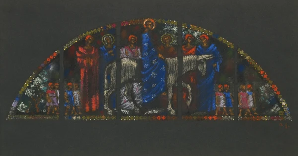 Augusto Giacometti — Christi Einzug in Jerusalem, 1935