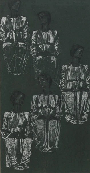 Augusto Giacometti — DIE FIXSTERNE (STUDIE)THE FIXED STARS (STUDY)