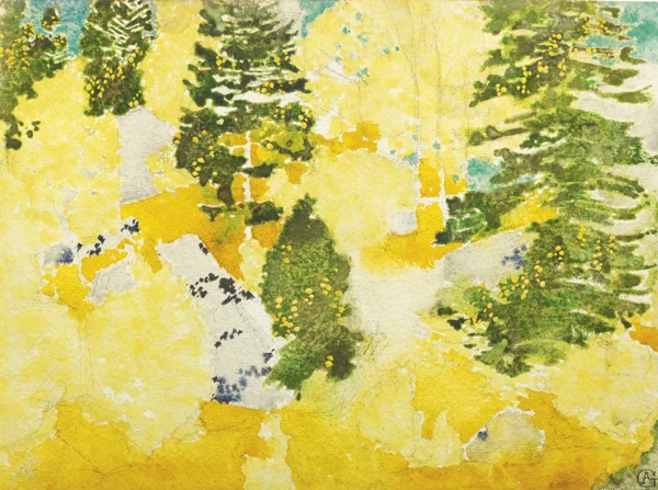 Augusto Giacometti — Herbstwald (La Motta, Coltura)