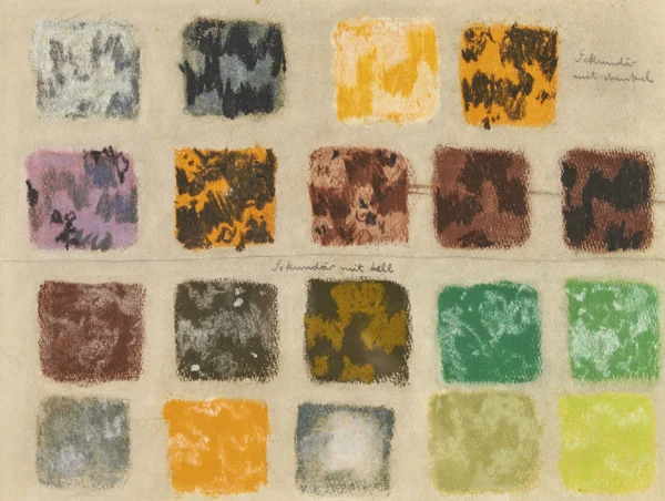 Augusto Giacometti — Abstraction (study) - Sekundär mit Dunkel, Sekundär mit Hell