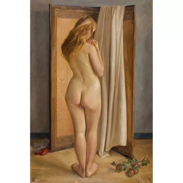 Aurèle Barraud — "Le nu au paravent".