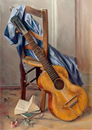 Nature morte à la guitare