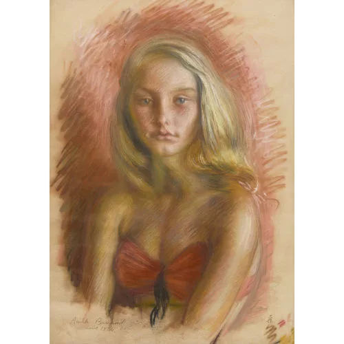 Aurèle Barraud — "Portrait de jeune fille".