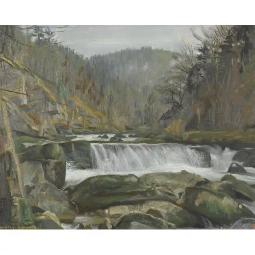 Aurèle Barraud — Herbstliche Doubslandschaft.