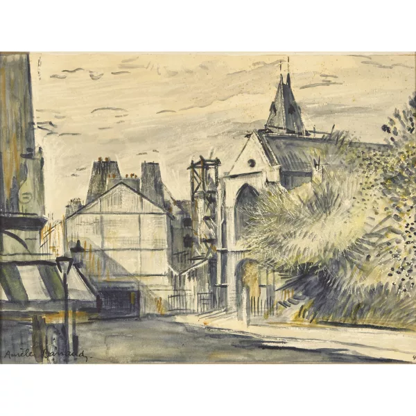 Aurèle Barraud — "La Rue Mouffetard (Paris)".