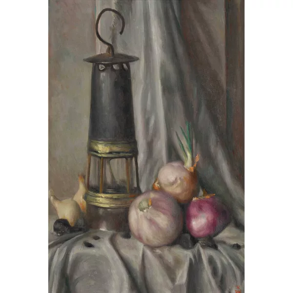 Aurèle Barraud — Nature morte aux oignons.