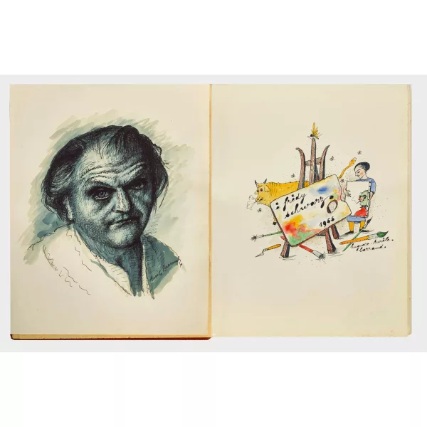 Aurèle Barraud — Skizzenbuch für Frédy Schwarz.