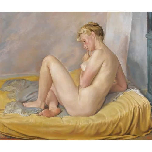 Aurèle Barraud — Nu sur un matelas.