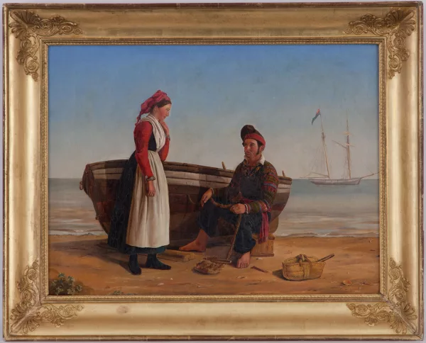 Aurèle Robert — Couple de pécheurs d'Italie du Sud