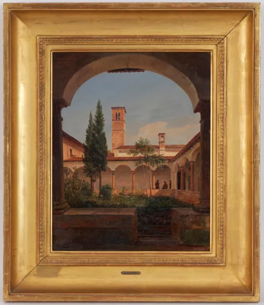 Aurèle Robert — Moines dans un cloître