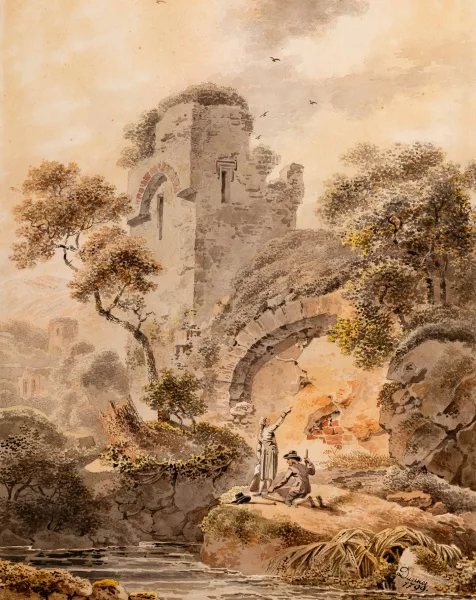 Balthasar Anton Dunker — Arkadische Landschaft