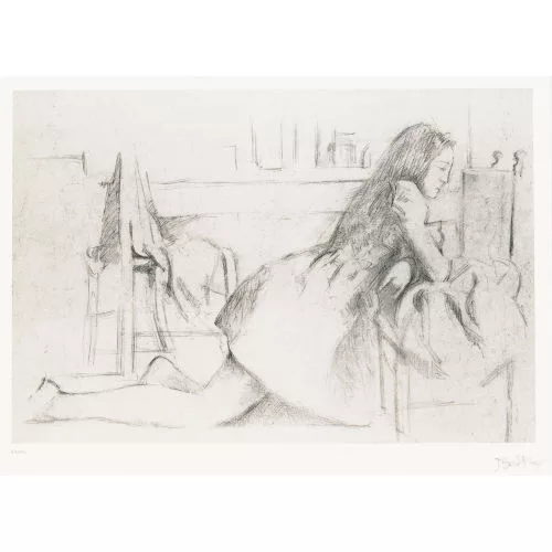 Balthus — Jeune fille allongée.