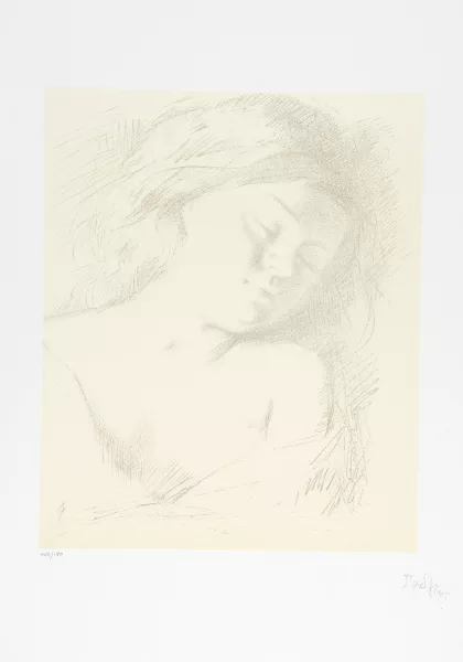Balthus — Jeune fille, aus "Dessins", 1994