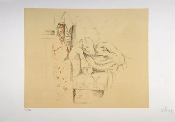 Balthus — Jeune fille dormant, aus "Dessins", 1994