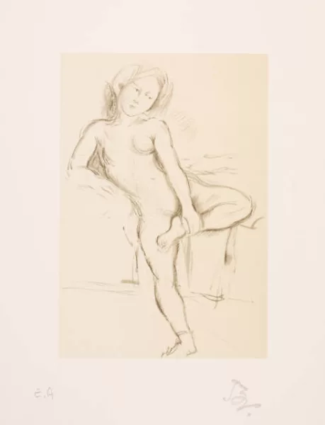 Balthus — Nu assis