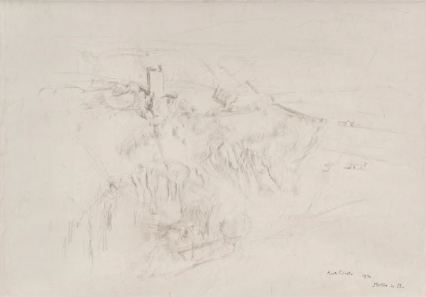 Balthus — Paysage de Monte Calvello