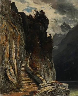 Balz Stäger — Amdener Treppe, 1894