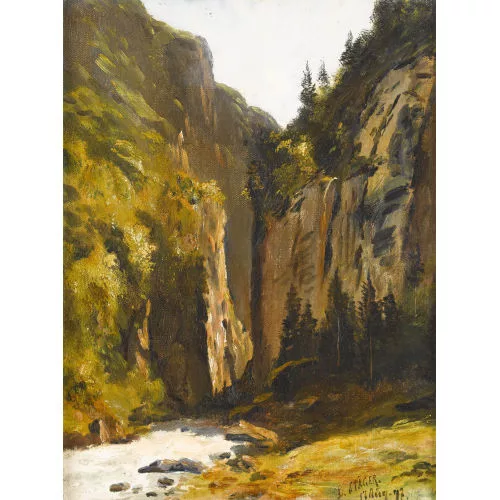 Balz Stäger — "Vor der Linthschlucht".