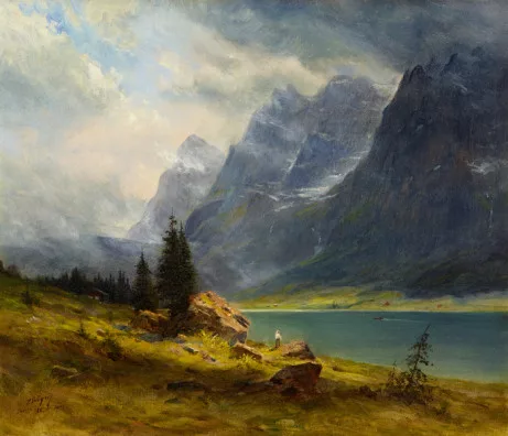 Balz Stäger — Im Klönthal (g Glärnisch), 1909