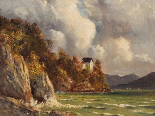 Balz Stäger — Sturm bei Quinten, 1908
