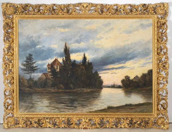 Balz Stäger — Der Hardturm an der Limmat, bei Zürich, 1914