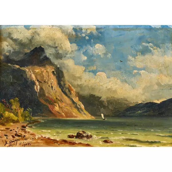 Stürmischer Walensee bei Weesen