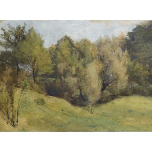 Barthélemy Menn — Partie am Waldrand.
