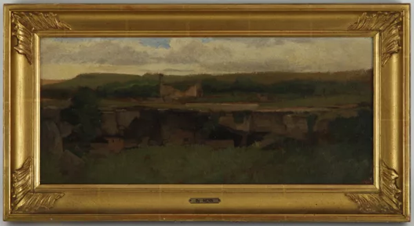 Barthélemy Menn — Barthélémy Menn (1815-1893), attr. à, \Paysage de