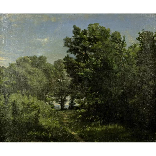Barthélemy Menn — Waldweg am Genfersee