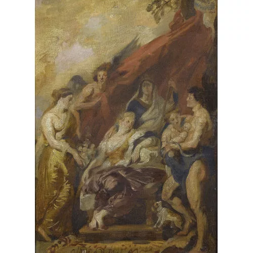Barthélemy Menn — Die Geburt Ludwigs XIII.